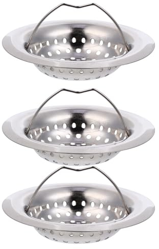 Kisangel 3 Pièces Crépine Évier Acier Inoxydable Filtre De Bonde Pour Évier De Cuisine Et Douche Lot De Crépines De Bonde