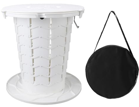 Portable Campingtoilette Tragbar, Klappklo Höhenverstellbar 7 Stufen, Belastbar 150kg - Vielseitig Nutzbar, Klappbar Leicht, Mobiles Notklo Für Outdoor und Wohnmobil