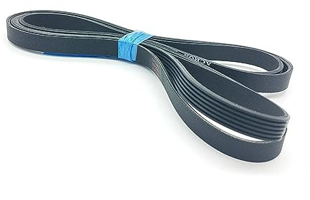 Cinghia di trasmissione compatibile, 1 pezzo, per tapis roulant PJ1143/450J, 6 nervature, gomma, slot multiplo, cinghie di trasmissione per cyclette