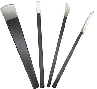 Pediküremesser, 4 Stück eingewachsene Zehennägel, Korrekturzange, Clipper Entferner Professionelle Pediküre Nagelmesser-Set mit Aufbewahrungstasche