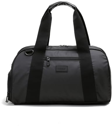 Vooray Burner Gym - 39 cm./15,5 inch - 23L - Compact Gym Bag with Shoe Pocket (Matte Black)