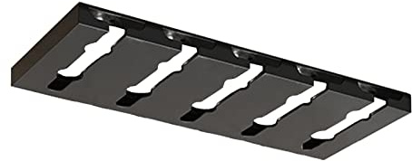 Gittcoll Weingläser-Regal aus Edelstahl für Unterschrank, Stielware, zum Aufhängen, kein Bohren, Metall, Weingläser, Kelche, Trocknen, Organizer, Aufbewahrung für Schrank, Küche, Bar (5 Schlitze)