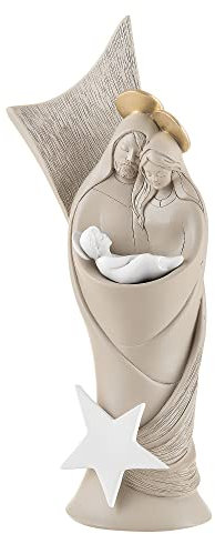 Bongelli Preziosi Geburt Heilige Familie Krippe Moderne Stirnband Stern 16 cm Haselnuss