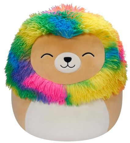 Squishmallows SQCR02406 - Leonard der Löwe 30 cm, offizielles Kelly Toys Plüsch, superweiches Kuscheltier