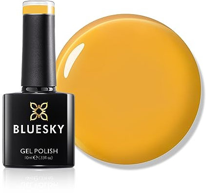 Bluesky Gel Nail Polish 10ml, Uncovered - AW2321, Yellow Soak-Off Gel Polish for Manicure, Professional, Salon& Home Use, Long Lasting, Chip Resistant, Requires Curing Under UV/LED Lamp