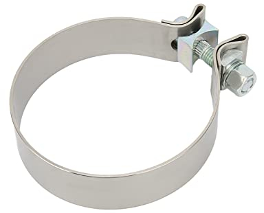 Universelle Auspuffband-Dichtungsklemmen, Schalldämpferklemme mit Hoher Härte für den Auspuffkrümmer (4 Zoll)