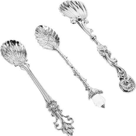 GRADENEVE 1 Set Mini-dessertlöffel Dessertlöffel Im Europäischen Stil Handwaschbar Für Kaffee Tee Eiscreme