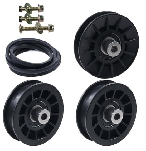 2 Stück 532194326 Spannrolle, Spannrolle mit 532194327 Riemenscheibe Keilriemen für Rasenmäher, einfache Installation für LGT für 2654 für 1542 XPT