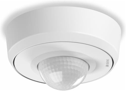 Steinel MD IR 4360-24 COM1 – 360° Infrarot-Bewegungsmelder mit 24 m Reichweite | Aufputzmontage | IP54 | Ideal für Büros, Besprechungsräume & Durchgangsbereiche