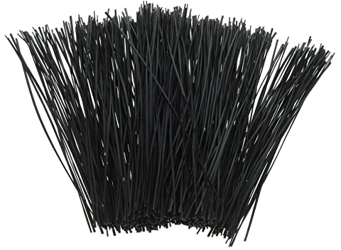 BAZEITFLOW 1000piezas Bridas De Alambre Reutilizables para Cables Plantas y Jardín Bridas Trenzadas Flexibles De Galvanizado Envoltura para Cables y Ataduras De Jardinería