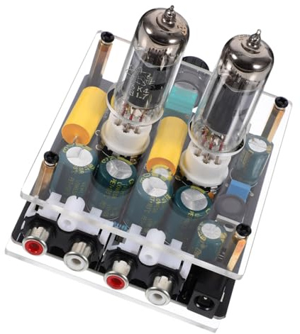 CIYODO Preamplificatore Valvolare Hi Fi Vacuum Pre Amp per Home Theater DIY Scheda Amplificatore Stereo Portatile Leggera Controllo Audio Facile e Installazione Rapida Compatibile con