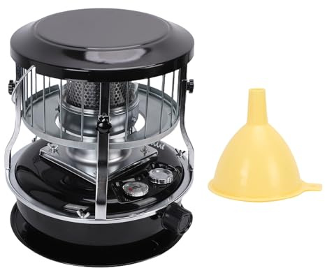 TOPINCN Riscaldatore di Cherosene, Stufa Al Riscaldatore Portatile 9000BTU 2600W 4,6L Altezza Regolabile Riscaldatore Non Elettrico per Emergenza Garage per Campeggio