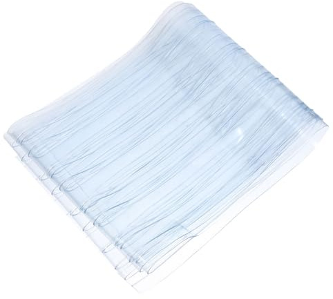 BESPORTBLE PVC Hundeklappe Streifenvorhang 15cm X 200cm Transparenter Kunststoffvorhang für Hundehütte Wetterfeste Tür für Haustiertüren Einfach zu Montieren Energiesparend und Hygienisch