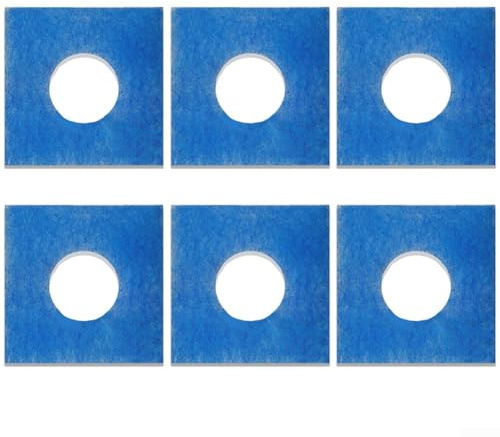 6 Stück Filter für Limodor LF für ELF FC Badlüfter Luftfilter mit Baumwollgewebe zur effizienten Entfernung von Staubpartikeln