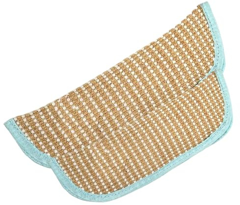 Generisch Coussin en sisal - 640 g - Résistant aux morsures - Apaisant - Grand format - 37 x 10 cm - Petit 30 x 10 cm - Pour petits chats moyens et grands chats - Salon jardin chambre à coucher bureau