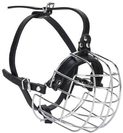 Vvikizy Muselière pour Chien Anti-Morsure – Panier en Fil Métallique, Design Respirant et Maintien sécurisé – pour Chiens de Taille Moyenne et Grande