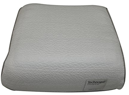 Technogel Original Travel Anatomic Orthopädisches Nackenstütz-Kopfkissen Antibakteriell,HWS-Gel-Kissen für Rücken-& Seitenschläfer inkl. Kissenbezug 33x29x07cm