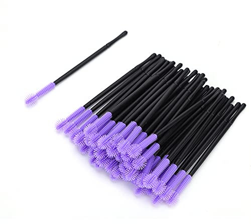 50-teiliges Wimpernbürsten-Augenbrauen-Mascara-Bürsten-Set, Einweg-Mascara-Bürsten Zauberstab-Applikator Augenbrauen-Make-up-Pinsel-Kits Schönheits-Wimpernverlängerungszubehör(#2)