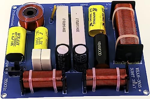 Haut-Parleur Diviseur de Fréquence Crossover 3 Voies 300W HiFi Audio Aigus Médium Basse 3 Unités Filtres Croisés pour 3-5 Pouces