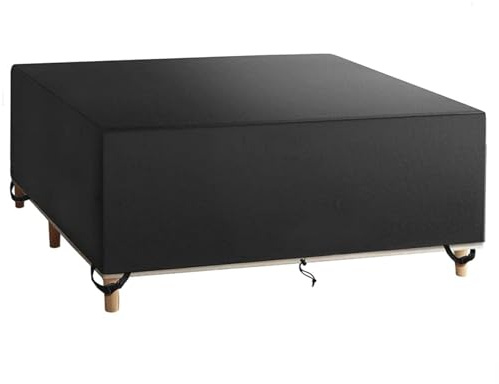 ZMFBHFBH Housse De Protection Salon De Jardin 180x100x75cm, Étanche Robuste Tissu Oxford 600D Housse Protection Table De Jardin Exterieur, Résistance au Vent, Anti-UV