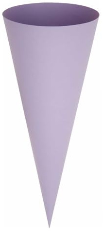 CREATIV DISCOUNT Schultüten-Rohling rund geklebt, 70 cm, Flieder