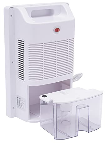 Elektrisk Luftavfuktare, 2 000 ml Tyst Avfuktare Med Automatisk Avstängning, Viloläge, Avfuktare För Källare Badrum