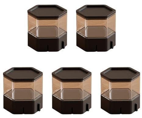 CVZQTE Set Mit 5 Acryl Puppenhaltern Sammelfiguren Ausstellungsregal Minifiguren Präsentationsregal Block Spielzeug
