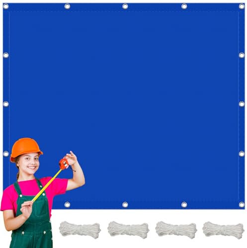 Tenda Vela Rettangolare 3 x 4 m Tessuto Pes Idrorepellente e Antivento, Protezione Uv, Privacy Tenda per Gazebo da Esterno Resistente per Esterno, Giardino, Piscina, Blu Scuro
