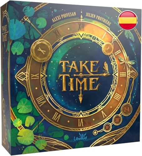 Asmodee Take Time, Juego de Mesa Cooperativo de Deducción y Estrategia con Desafíos Evolutivos en 40 Pruebas Únicas, A Partir de 10 Años, De 2 a 4 Jugadores, 25 Minutos por Partida, Español