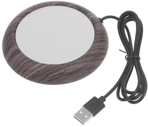 ZUNOXAZ Chauffe-Tasse USB Chauffe-café Métal Dessous Chauffant Bureau Lait Électrique Tasse Café Mug Thé Chaud