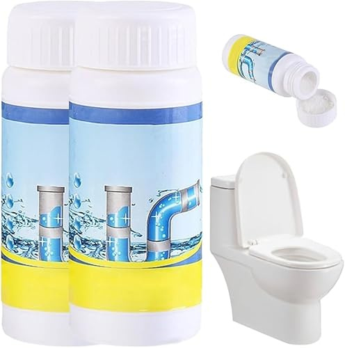 Mousse nettoyante canalisation, 2026 Nouveau Nettoyant WC Extra Fort Nettoyant pour Cuvette de Toilette, Super Puissante pour Siphons de Sol Canalisations Toilettes et Salle de Bains (2)