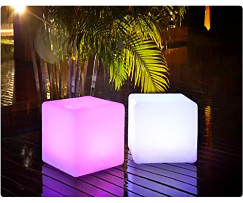 PRECORN LED Würfel inkl. USB Lichtobjekt Leuchtwürfel Licht Garten Dekoration Cube Beleuchtung Marke