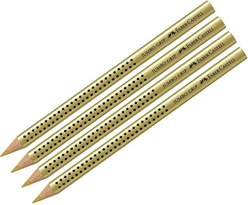 Faber-Castell Jumbo Grip Set: 4x gold