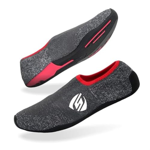 STRASSE Zapatillas de Running Sim - Suela Ligera y Fina para un máximo Control del Pedal | Cómodo para Todos los Juegos de Carreras y Plataformas SIM | Grip Antideslizante, Ajuste Transpirable, Rojo