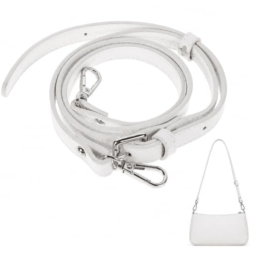 TENDYCOCO 2 Stücke Tasche für Schnalle Cm Tasche Geldbörse Lang Silber Handtaschen Pu Schulter Rosa Crossbody Riemen Handtasche Leder Verstellbar Damen Ersatz Zubehör