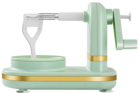 MACIMO Máquina peladora de Manzanas y Frutas multifunción, cortadora, pelador Giratorio Manual for Cocina, peladora de Manzanas y cítricos (Color : Only Peeler A)