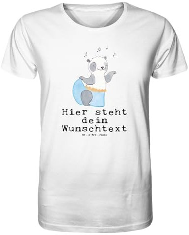 Mr. & Mrs. Panda Personalisiertes Shirt Herren Panda Bauchtanz