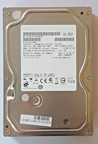 160 GB SATA HDS721016CLA382 7200 rpm 8 MB HDD 3,5'' disco rigido interno