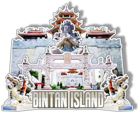 Orlaybar Bintan Island Indonesien, dekorativer Magnet, 3D-Kühlschrank, Stadt, Reise, Souvenir, Touristengeschenke, handgefertigtes Handwerk, Kühlschrankmagnet, Heimdekoration -1063