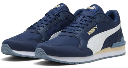 Puma Tenis Unisex St Runner V4 NL, Lona Blanca Puma Azul Persa, 38 EU