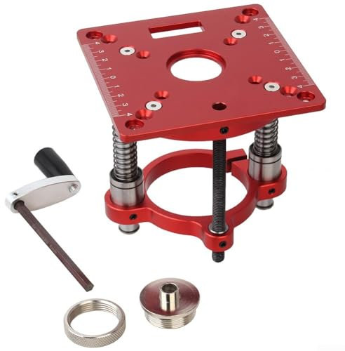 Piastra di supporto per fresatrice di precisione per lavorazione del legno, regolazione manuale, adatta per specifiche dimensioni del motore (B)