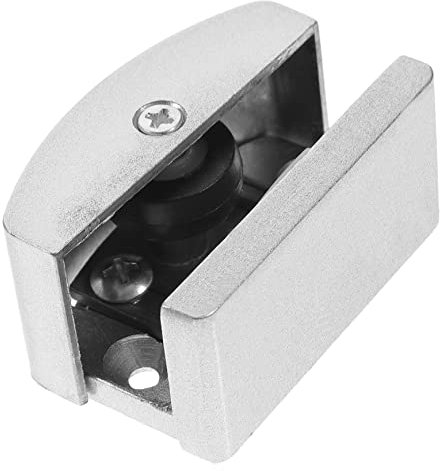 WHAMVOX Sliding Glass Shower Door Guide Bottom Shower Door Stopper Adjustable for 5-14mm Thickness