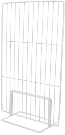 Separador de Frigorífico de Hierro Blanco para Estante de Congelador | Clasificación de Almacenamiento Estable, para Hogares y Cocinas Comerciales, Accesorio de Organización