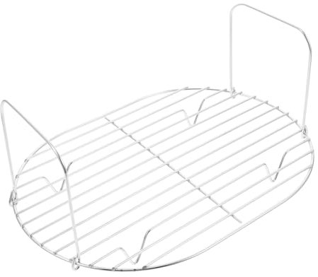 Hoement Rejilla Para Vapor y Freidora De Aire De Hierro Práctica y Duradera Cocina