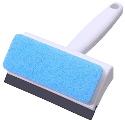 EXQUIMEUBLE 4pcs Glass Window Cleaner Squeegee Sponge Brush for Windows Mirrors Bathrooms Cars Extendable Handle