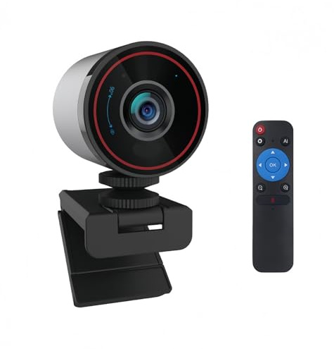 YUANWEITORY Webcam True 4K60 Ultra HD Webcam for Gaming,PC, Live Streaming, Meeting,AI Tracking Multi-Mode & Auto Focus and Gesture Control,HDR Light Correction