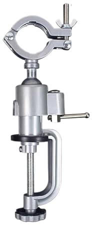 Sargento de banco Soporte de banco multifuncional con abrazadera 360 grados, soporte for amoladora eléctrica, for taladro, estante fijo for herramienta rotativa(Size2)