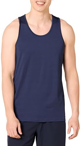Amazon Essentials Top Senza Maniche Sportiva da Allenamento per Palestra in Tessuto Tecnico Elasticizzato ad Asciugatura Rapida Uomo