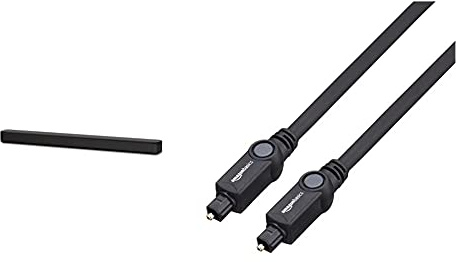 Sony HTSF150 - Barra de Sonido compacta con Bluetooth, Negro & Amazon Basics - Cable óptico de Audio Digital Toslink (1 m)