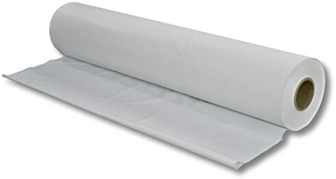 dm-folien gmbh Biertischdecke 100 Stück - 0,70 x 2,40m - Tischtuchrolle/Tischdeko aus Vlies für Party/Event - abwaschbar (Weiss)